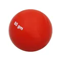 Produktbild: HAEST - Schlagball 80g, Wurfball für Wettkampf und Training, Roter Ball für Weitwurf aus Kunststoff