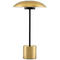 Produktbild: Nova Luce 9501229 Lash LED Tischleuchte Schwarz, Gold
