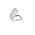 Produktbild: VELUX Flachdach-Ausstiegsfenster manuell zu öffnen CXP 100100 0473Q öffn.Kunstst. Isolierglas 100x100