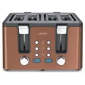 Produktbild: Arendo 4-Scheiben-Toaster 1750W LED-Display kupfer