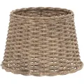 Produktbild: vidaXL Lampenschirm Lampenschirm Braun Ø40x26 cm Korbweide braun 40 cm x 40 cm x 26 cm
