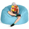 Produktbild: Green Bean Riesen-Sitzsack, Hellblau, Textil, Rund, 120x70x120 cm, Hergestellt in Deutschland, Wohnzimmer, Hocker, Sitzsäcke, XXL Sitzsäcke