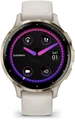 Produktbild: Garmin Venu 3S - 41 mm - Ivory - intelligente Uhr mit Band - Silikon - Handgelenkgröße: 110-175 mm - Anzeige 3,04 cm (1,2
