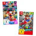 Produktbild: Mario Kart 8 Deluxe + Super Mario Odyssey Nintendo Switch Spiele, NEU&OVP