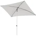 Produktbild: Doppler Sonnenschirm, Hellgrau, Silber, Metall, Textil, 225x120 cm, höhenverstellbar, lichtecht, Knickgelenk, regenabweisend, UV-beständig, Sonnen- & Sichtschutz, Sonnenschirme, Sonnenschirme rechteckig
