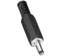 Produktbild: BestPlug 12V 24V DC Stromstecker Lötversion, Innendurchmesser 1,3mm, Außendurchmesser 3,4mm, Schwarz