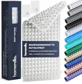 Produktbild: homerella® Badewannenmatte rutschfest 88x39cm, INKL. HAKEN, Rutschfeste Badematte BPA frei, Duschmatte rutschfest, Antirutschmatte Badewanne, Rutschmatte Badewanne, schimmelresistent&maschinenwaschbar