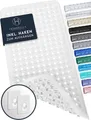 Produktbild: Homerella Badematte rutschfest Hautsensitiv 88x39cm, INKL. AUFHÄNGUNG, Antirutschmatte Badewanne BPA frei, Duschmatte schimmelresistent & maschinenwaschbar