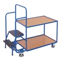 Produktbild: VARIOfit Kommissionierwagen mit 2 Ladeflächen niedrig
