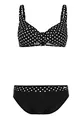 Produktbild: Lascana Damen Bügel-Bikini Raffungen, Verstellbare Träger, Große Größen