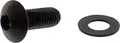 Produktbild: Linsenschraube JMP M8x1,25mm 20mm Edelstahl V4A schwarz