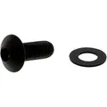 Produktbild: Schwarz eloxierte M8 Linsenschraube JMP Bolt 316 Edelstahl