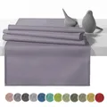 Produktbild: heimtexland Outdoor Tischläufer Garten Tischdecke 45x145 Tischdeko wasserabweisend wetterfest UV-beständig Typ551 Dunkelgrau