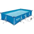 Produktbild: Steel Pro Swimmingpool-Set Rechteckig 400×211×81 cm 56424 Bestway