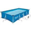 Produktbild: Bestway Pool, Blau, Kunststoff, 5,700 L, Rechteckig, 211x81x400 cm, Freizeit, Pools und Wasserspaß, Pools