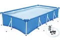 Produktbild: BESTWAY Frame Pool STEEL PRO blau 400 x 211 cm mit Filterpumpe Metallrahmen