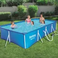 Produktbild: Steel Pro Swimmingpool-Set Schwimmbecken Pool Rechteckig 400×211×81 cm Bestway