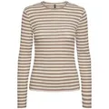 Produktbild: pieces Langarmshirt RUKA (1-tlg) Plain/ohne Details beige XS (34)