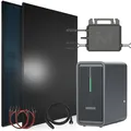 Produktbild: SUNNIVA® 920W Balkonkraftwerk mit 2,24 kWh Speicher Marstek B2500-D, BIFAZIAL FULLBLACK komplett Steckdose, PV Solaranlage Komplettset mit Solarspeicher, 2x 460W N-Type Glas-Glas Bifacial Module
