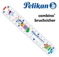 Produktbild: Pelikan Lineal combino® 15cm lange Lineal ist aus bruchsicherem Kunststoff