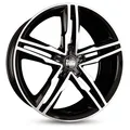 Produktbild: MAM WHEELS MAM A1 black front polished 8.0Jx19 5x112 ET30 3000064418