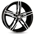 Produktbild: 1x MAM WHEELS MAM A1 black front polished 8.0Jx19 5x112 ET30