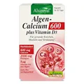 Produktbild: Alsiroyal Algen-Calcium 600 plus Vitamin D3 – 60 Kapseln – 600 mg Calcium & 800 I.E. D3 – Knochen & Zähne – vegan