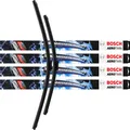 Produktbild: 4x Scheibenwischer Wischblatt 3397118979 600mm/475mm AeroTwin SET BOSCH A979S