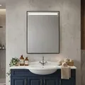 Produktbild: Kiamami Valentina - 60x80 Led-spiegel Mit Hintergrundbeleuchtung Und Pvc-rahmen