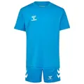 Produktbild: hummel T-Shirt Sportset Regular Fit Logodruck (2-tlg) hmlLOGO SET KIDS blau 140 EU