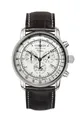 Produktbild: ZEPPELIN Chronograph Herrenuhr 100 Jahre Zeppelin - Lederarmband, 42 mm 7680-1, Made in Germany