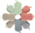 Produktbild: Erwin Müller Spülpad 8er-Pack altrosa/beige/lindgrün/grau Größe 10x16 cm