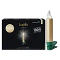 Produktbild: Kabellose Christbaumkerzen Lumix SuperLight Metallic 6er Erweiterungs-Set Gold