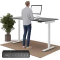 Produktbild: Ergotopia Desktopia One höhenverstellbarer Schreibtisch | elektrischer Schreibtisch höhenverstellbar | Bürotisch höhenverstellbar, Verstellbarer Tisch TÜV-geprüft, 7 Jahre Garantie 180x80 cm