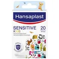 Produktbild: Hansaplast Sensitive Kinder Pflasterstrips · 20 St · PZN 16759224