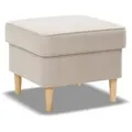 Produktbild: Fusshocker, Beige, Textil, 49x40x49 cm, Wohnzimmer, Hocker, Sitzhocker