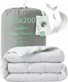 Produktbild: Welldora Komfort Bettdecke 135x200 Sommer - 100% Extraweiche Federn & Daunen - Allergiker Decke - Dünne leichte Sommerdecke Daunendecke