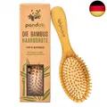 Produktbild: pandoo Bambus Haarbürste mit Naturborsten - Vegan, umweltfreundlich -
