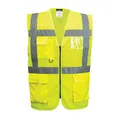 Produktbild: Portwest MADRID MESH AIR EXEKUTIV WESTE, Größe: 4XL, Farbe: Gelb, C496YER4XL