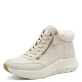 Produktbild: Tamaris Comfort Damen Sneaker hoch mit Reißverschluss Kunstfell, Beige (Ivory), 39 EU