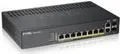Produktbild: Zyxel GS1920-8HPv2 - Switch - Smart - 8 x 10/100/1000 (PoE+) + 2 x Kombi-Gigabit-SFP - Desktop, wandmontierbar - PoE+ (130 W) (GS1920-8HPV2-EU0101F)