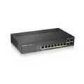Produktbild: Zyxel Switch 8-Port Gigabit 8-Port Ethernet, 2-Port Combo Smart Managed 0dBA GS1920-8HPV2-EU0101F