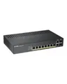 Produktbild: ZyXEL GS1920-8HPv2 Switch Smart 8 x 10/100/1000 PoE+ + 2 x Kombi-Gigabit-SFP Desktop wandmontierbar 130 W (GS1920-8HPV2-EU0101F)