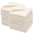 Produktbild: ZOLLNER 20er Set Reinigungstücher 80% Baumwolle, 20% Polyester, Weiß