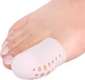 Produktbild: 10 Stücke Gel Zehenkappen Zehenschutz Für Große Zehen Silikon Atmungsaktiv Neu ?