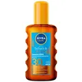 Produktbild: Nivea Sun Sonnenschutzspray Schutz & Bräune Öl-Spray LSF 30 200ml, 1-tlg., mit hochwirksamem UVA- und UVB-Schutz
