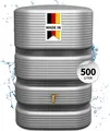 Produktbild: 4rain QUADRO Wandtank 500 Liter betongrau