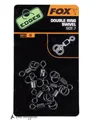 Produktbild: Fox Edges Double Ring Swivel, Doppelringwirbel, Größe 7, für Karpfenmontagen