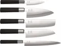 Produktbild: Kai Wasabi Messer JapanSet 6tlg Tasche + 5 Messer DM-0781JP67