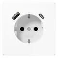 Produktbild: Jung SCHUKO Steckdose mit USB Typ AC LS1520-15CAWW